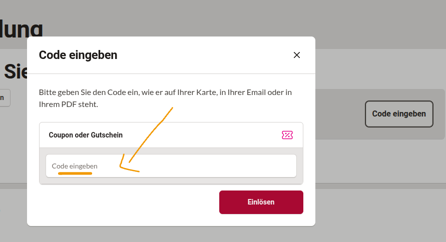 Gutscheincode bei bagmondo.de eingeben.