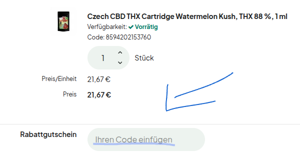 Canatura Gutschein einlösen
