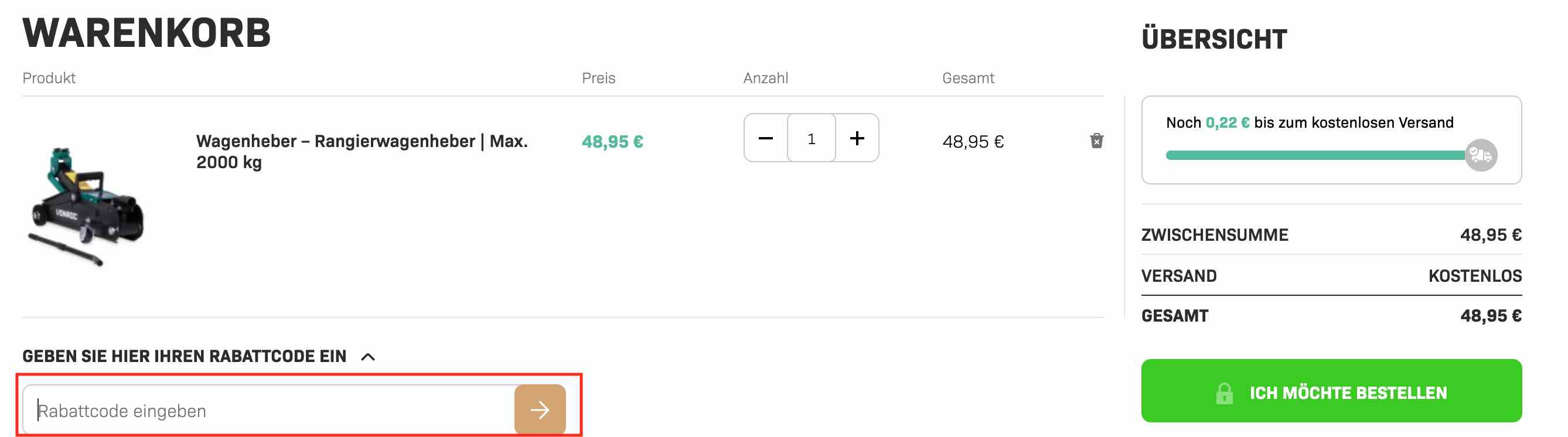 Gutschein einlösen