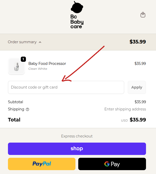 Gutscheincode einlösen