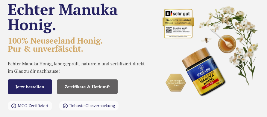 Manuka Honig