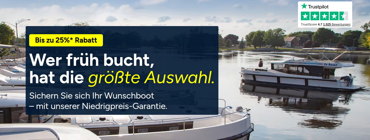 Frühbuchherrabatt