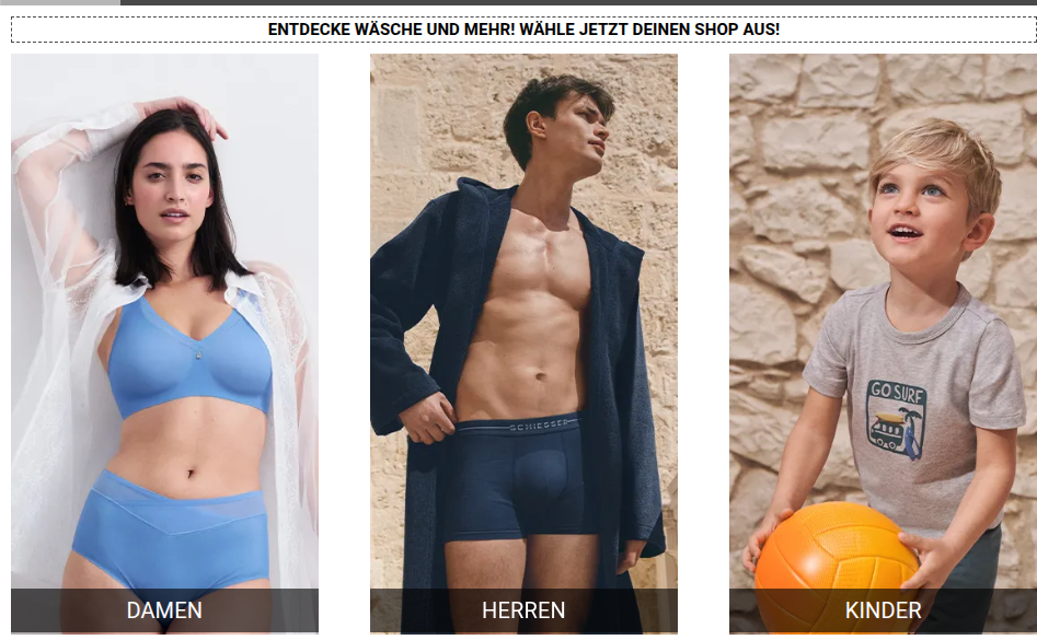 Markenunterwäsche