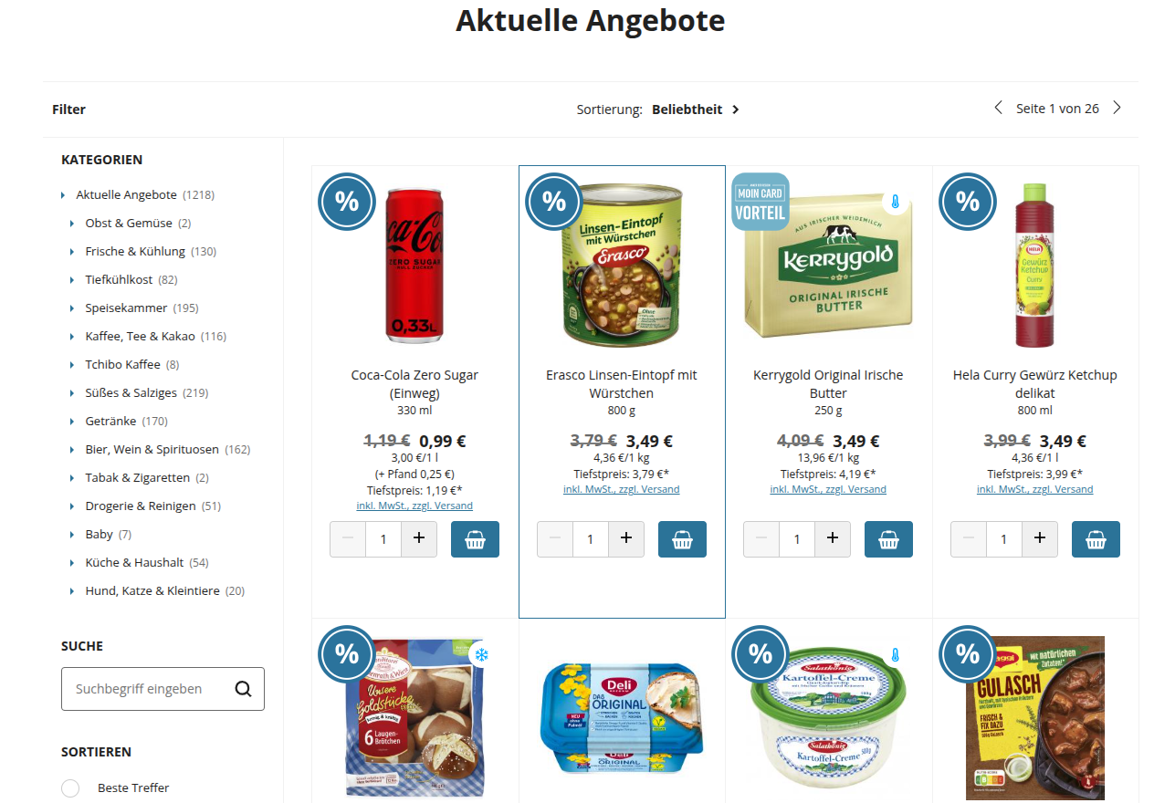 Aktuelle Angebote