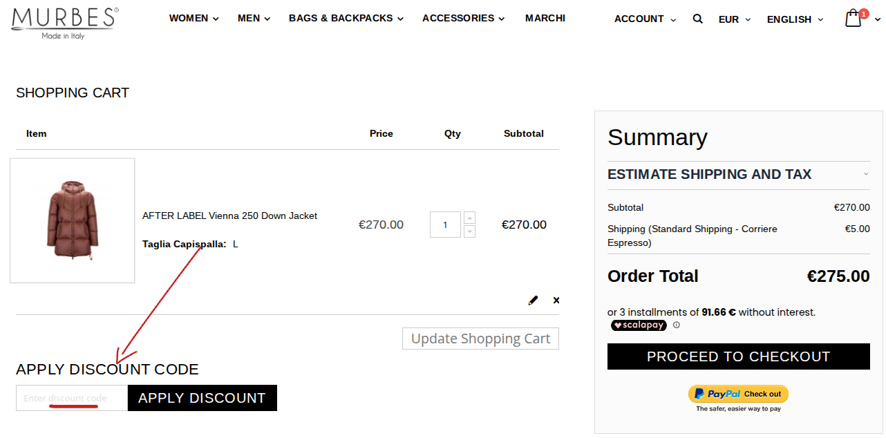 Gutschein bei Murbes einlösen