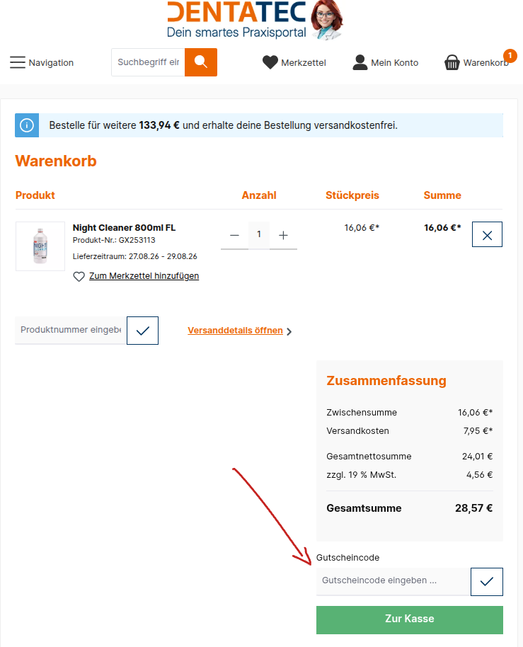 Warenkorb