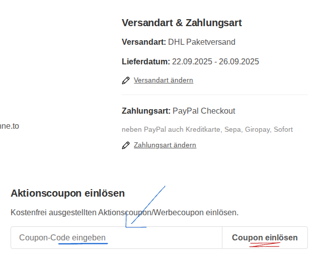 Rabattcode bei Kaufen333 eingeben