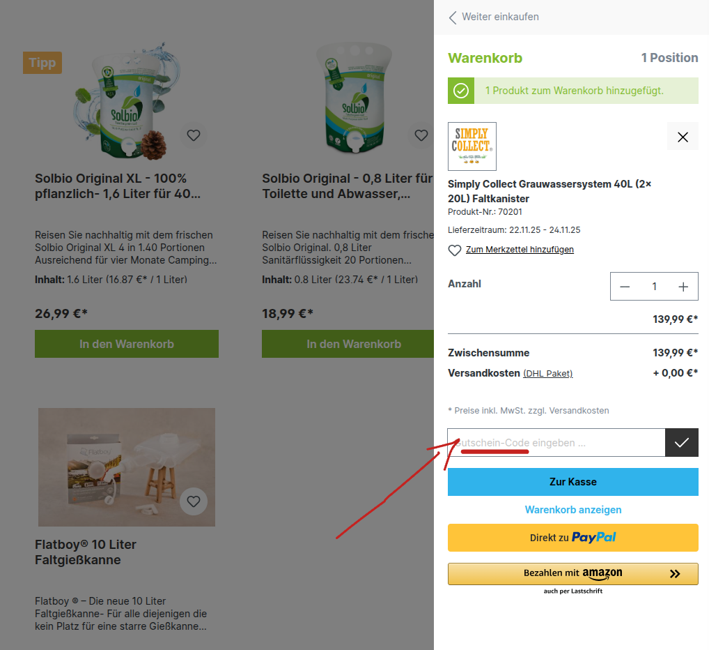 Rabattcode Tw-Des einlösen