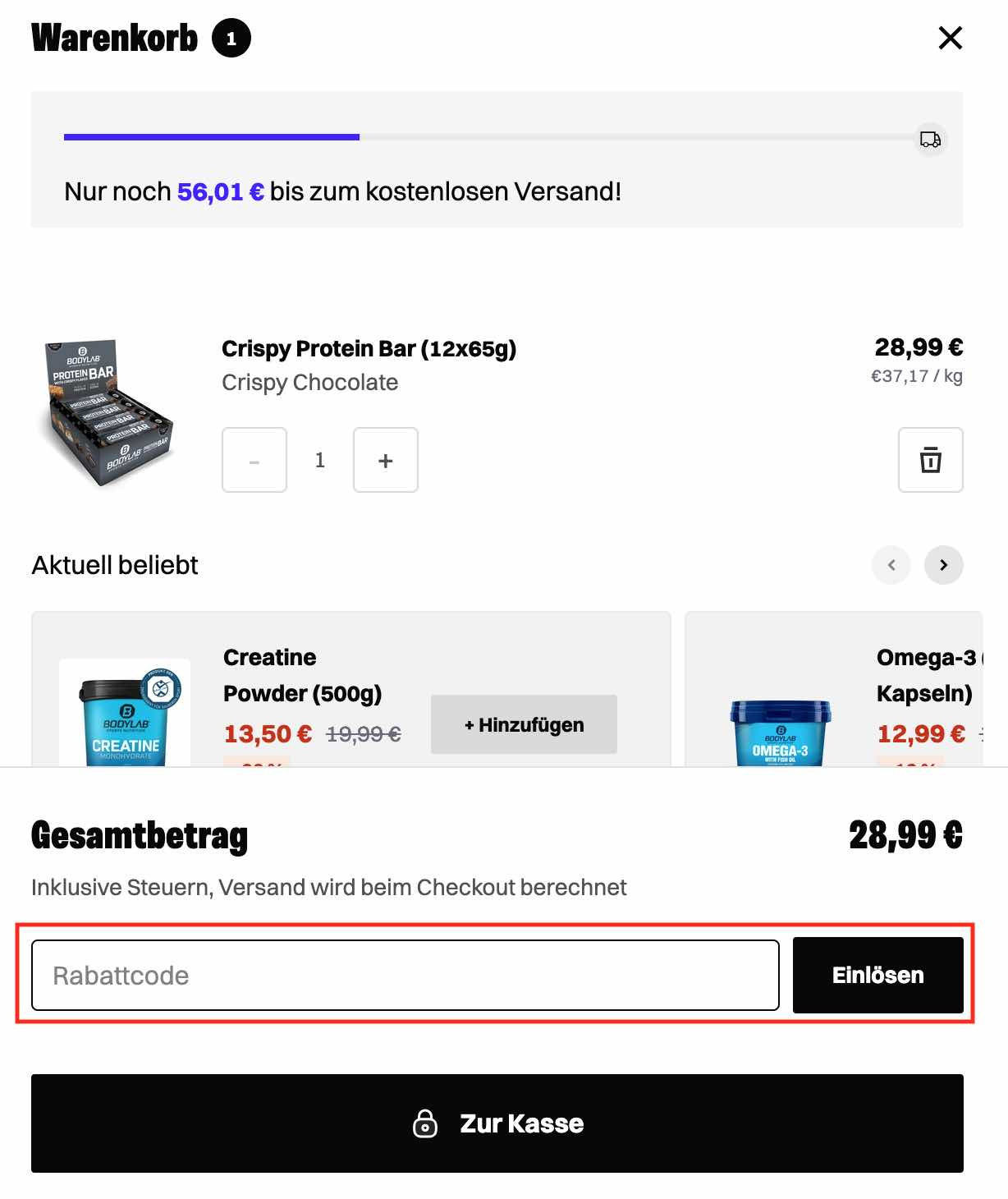 Gutschein einlösen