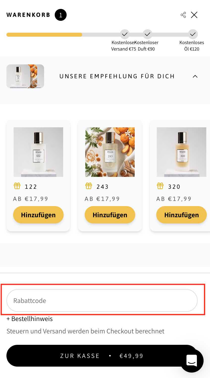 Gutschein einlösen