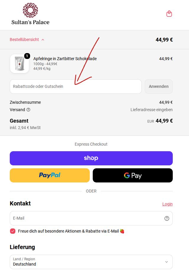 Checkout