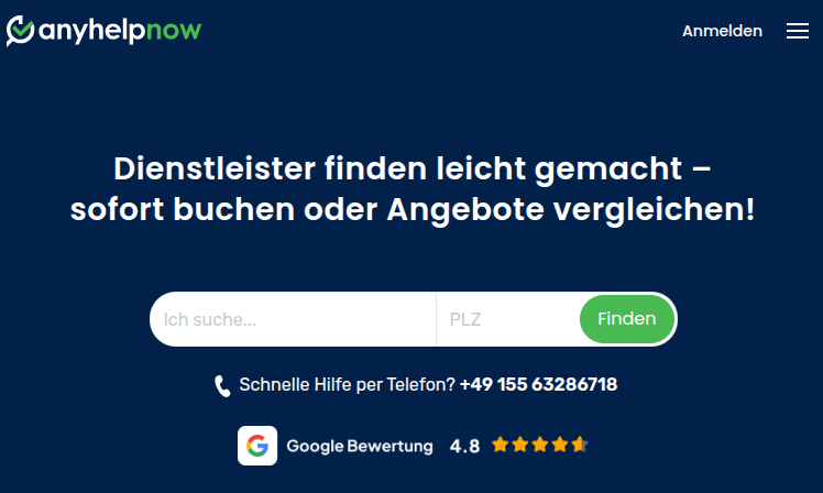 anyhelpnow Suche