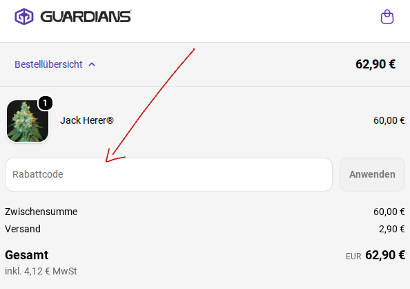 Guardians Rabattcode
