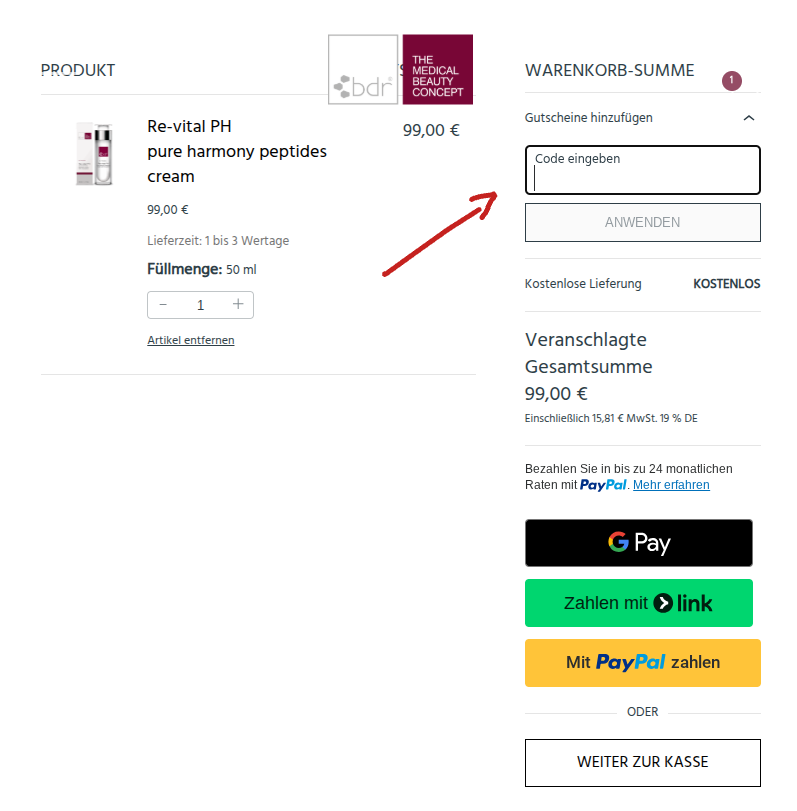 bdr beauty gutschein einlösen