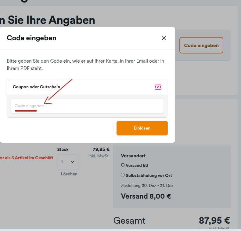 Richtig gutes spielzeug Rabattcode einlösen