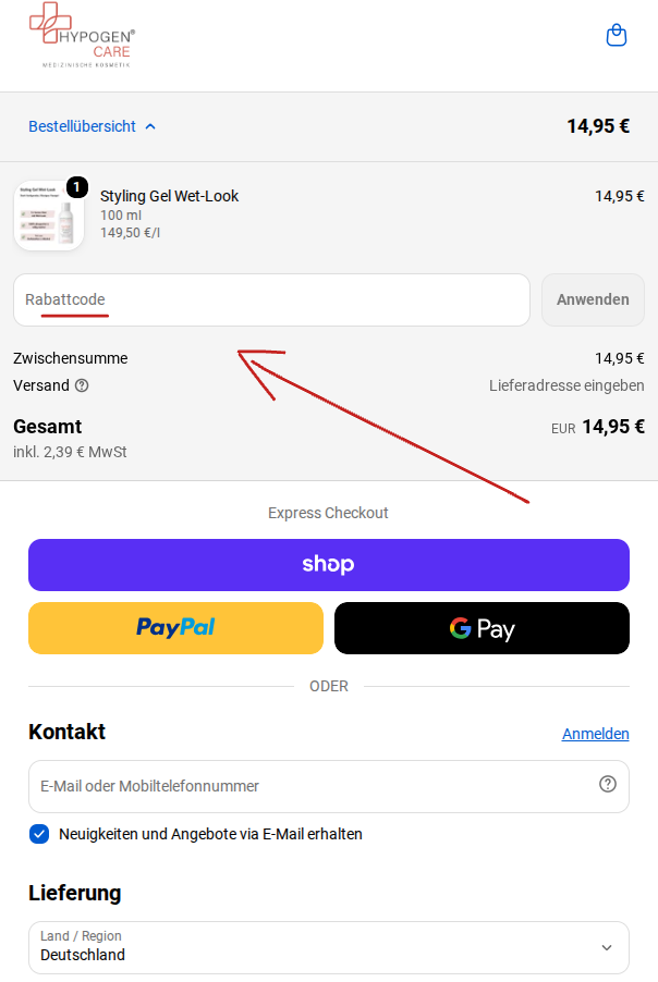 Warenkorb