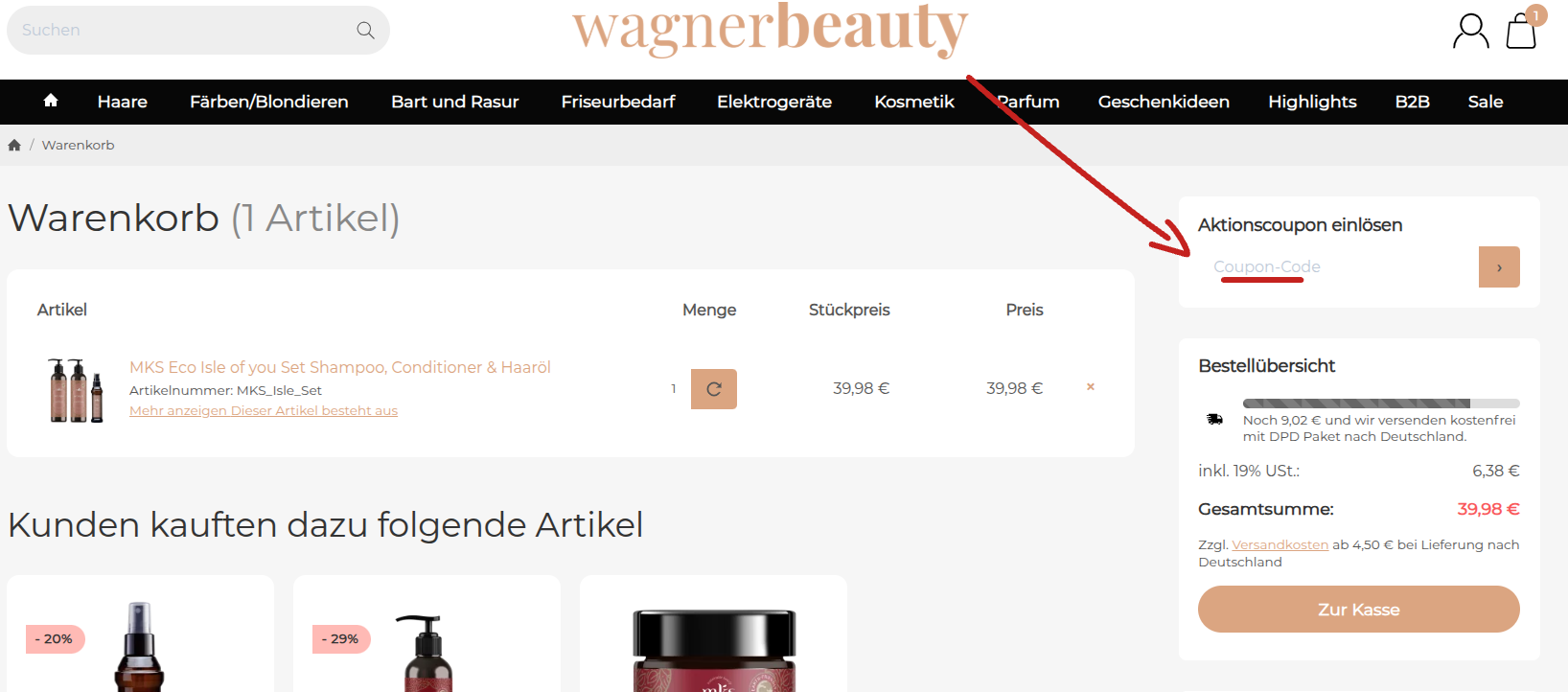 wagnerbeauty Rabattcode einlösen