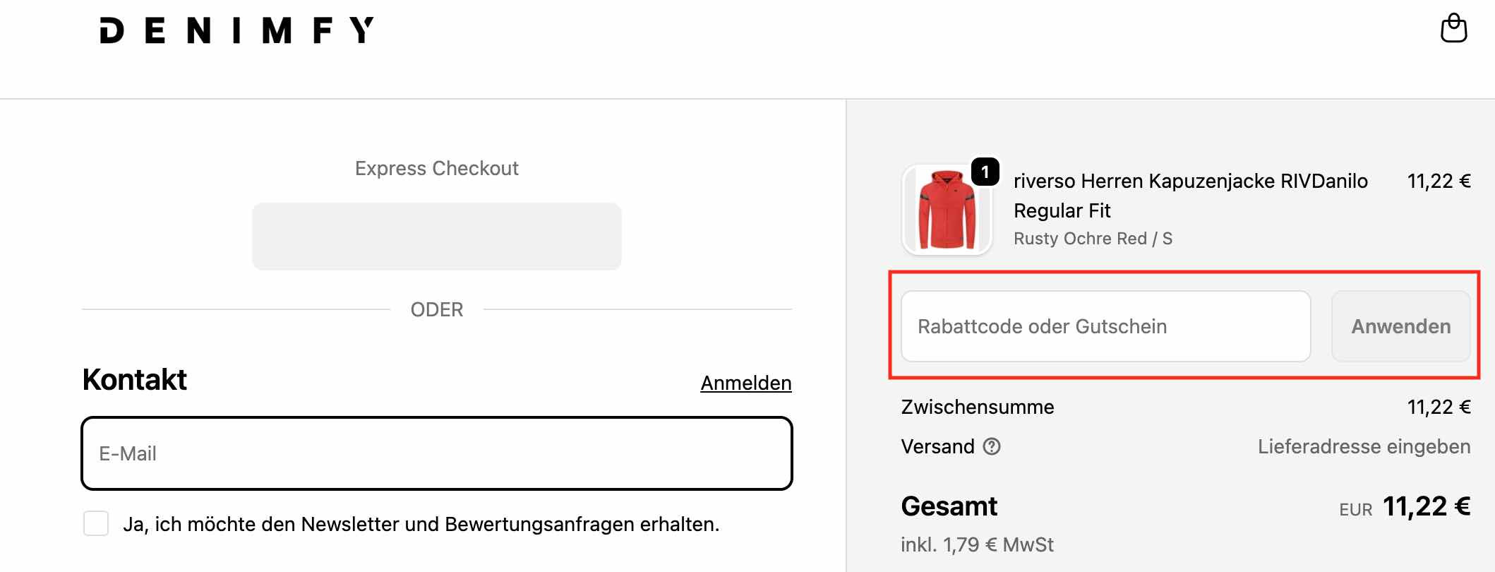 Gutschein einlösen