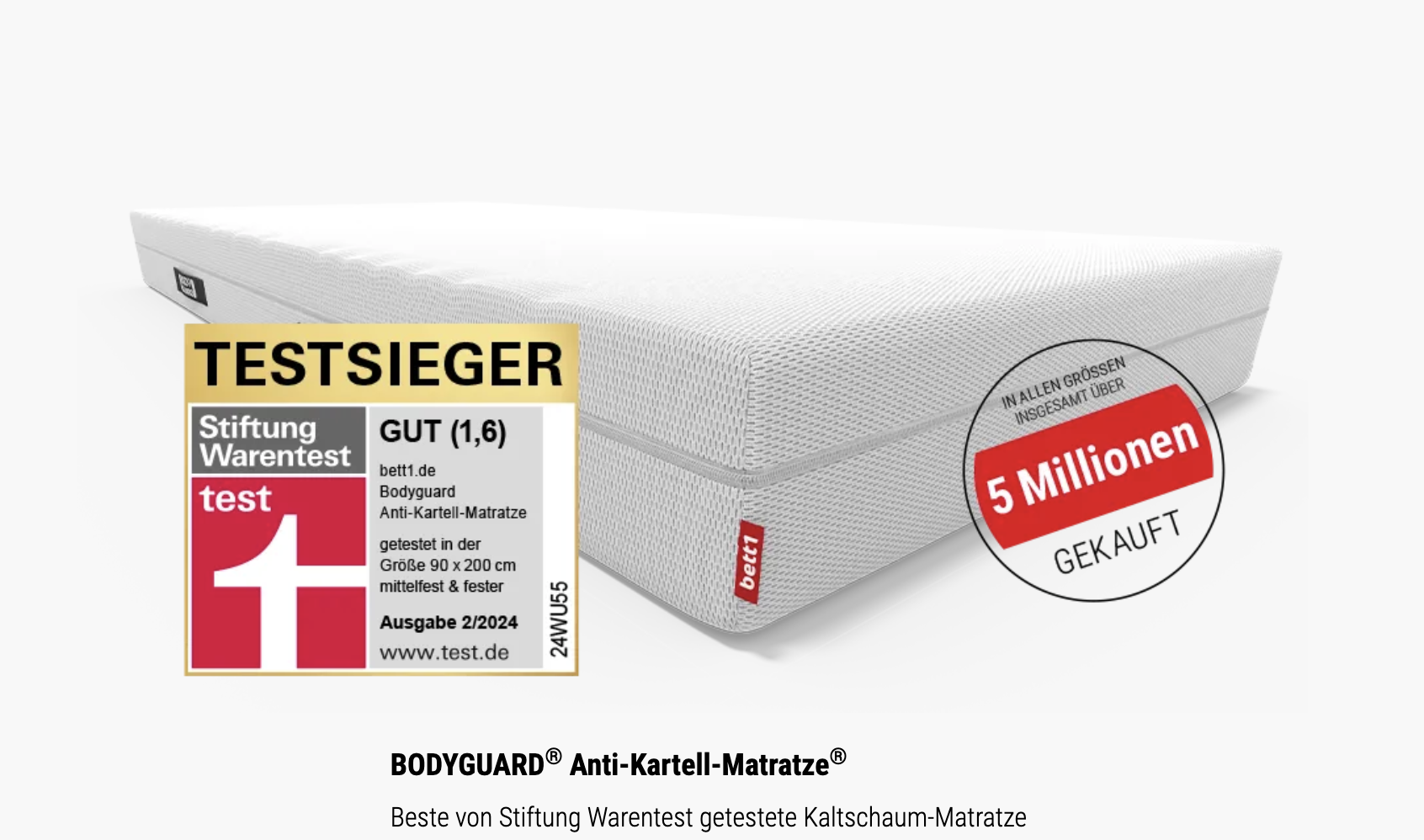 Die Bodyguard Matratze