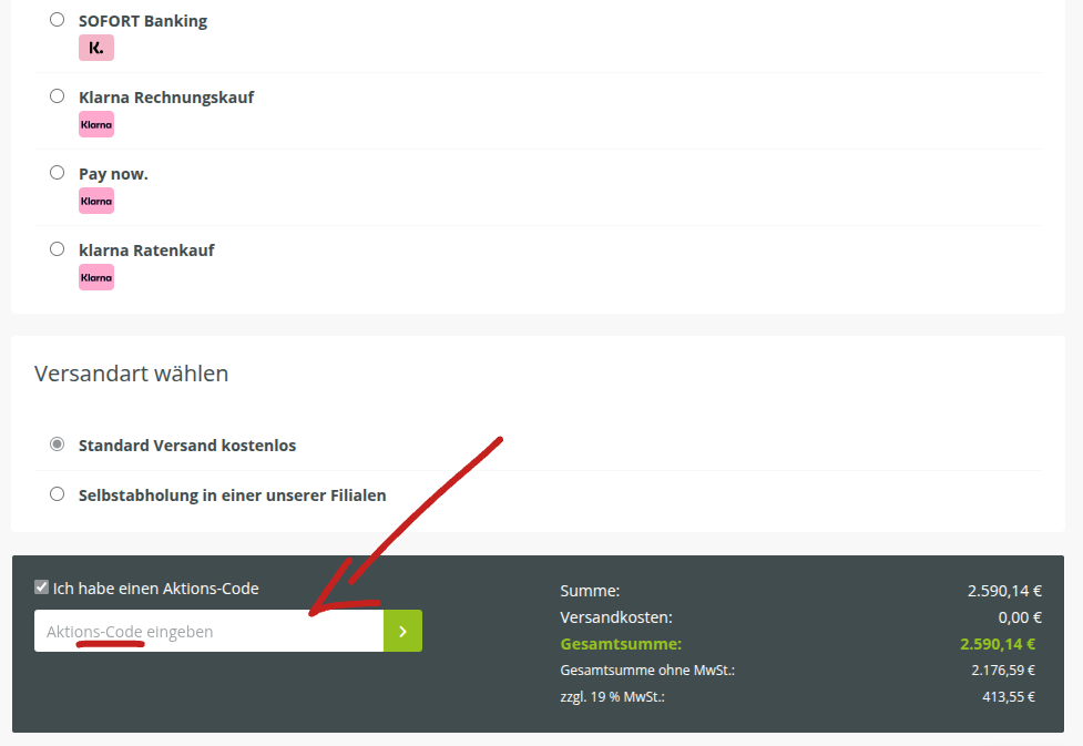 MöbelGarten Rabattcode einlösen