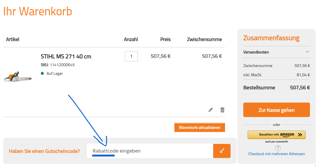 Gutschein bei Simon Profi-Technik einlösen