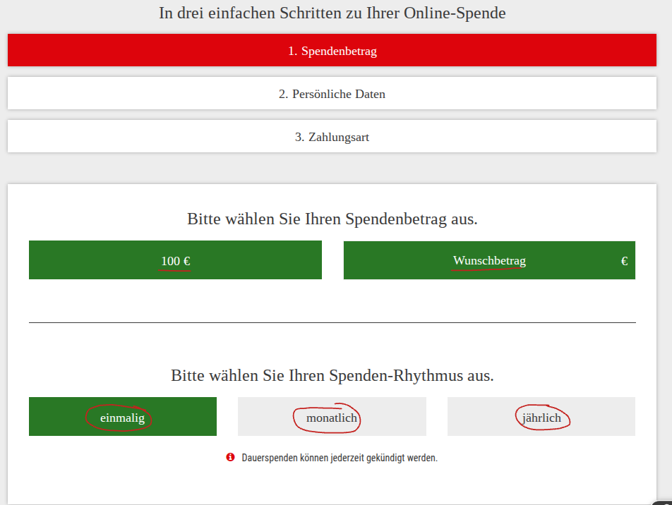 Online spenden bei Malteser