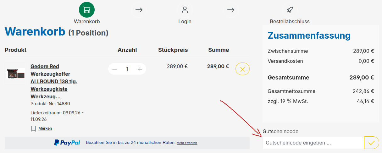 Warenkorb