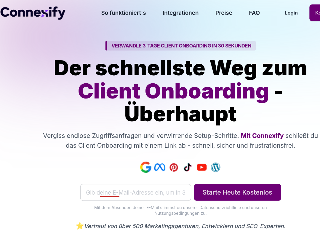 Connexify Plattform