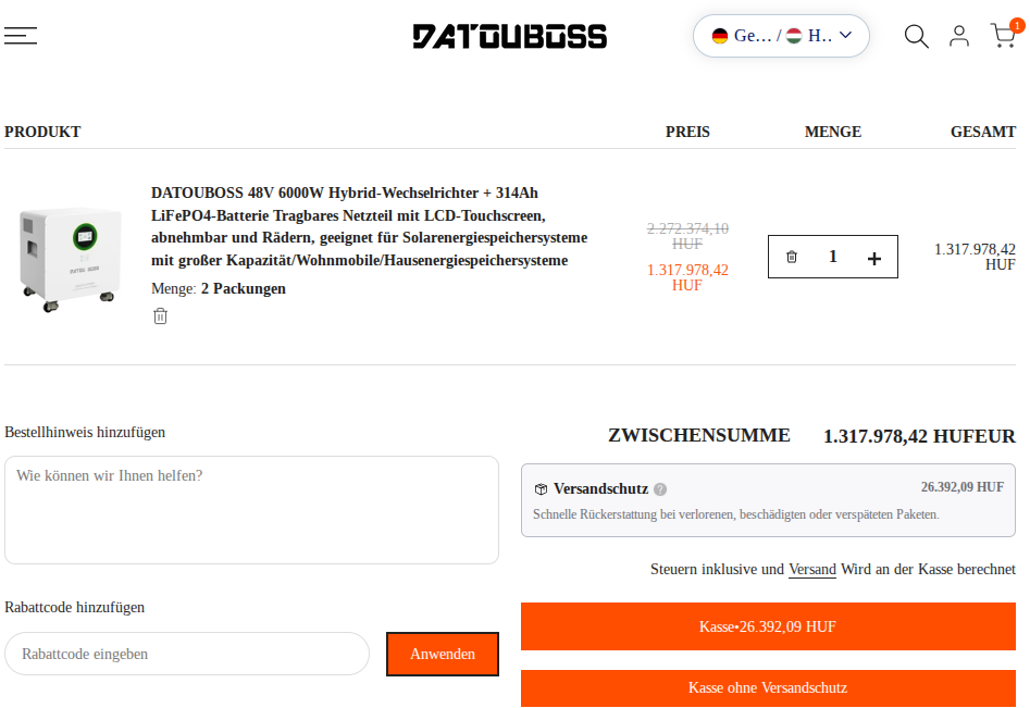 datouboss rabattcode einlösen